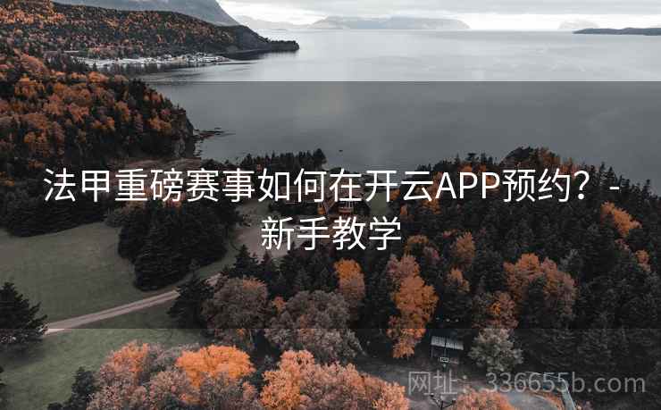 法甲重磅赛事如何在开云APP预约？-新手教学